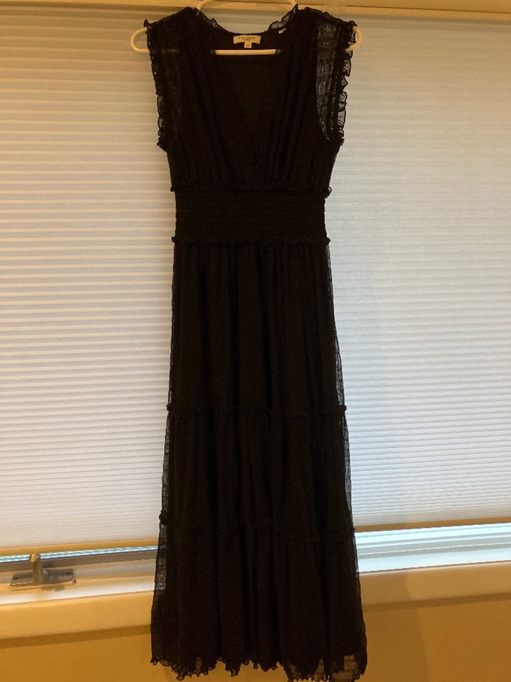 Black lace maxi/midi dress